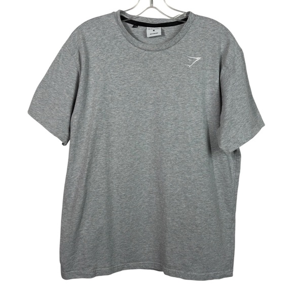 Gymshark Other - Gymshark Men's Gray Embroidered Logo Short Sleeve Cotton T-Shirt Athletic Gym M